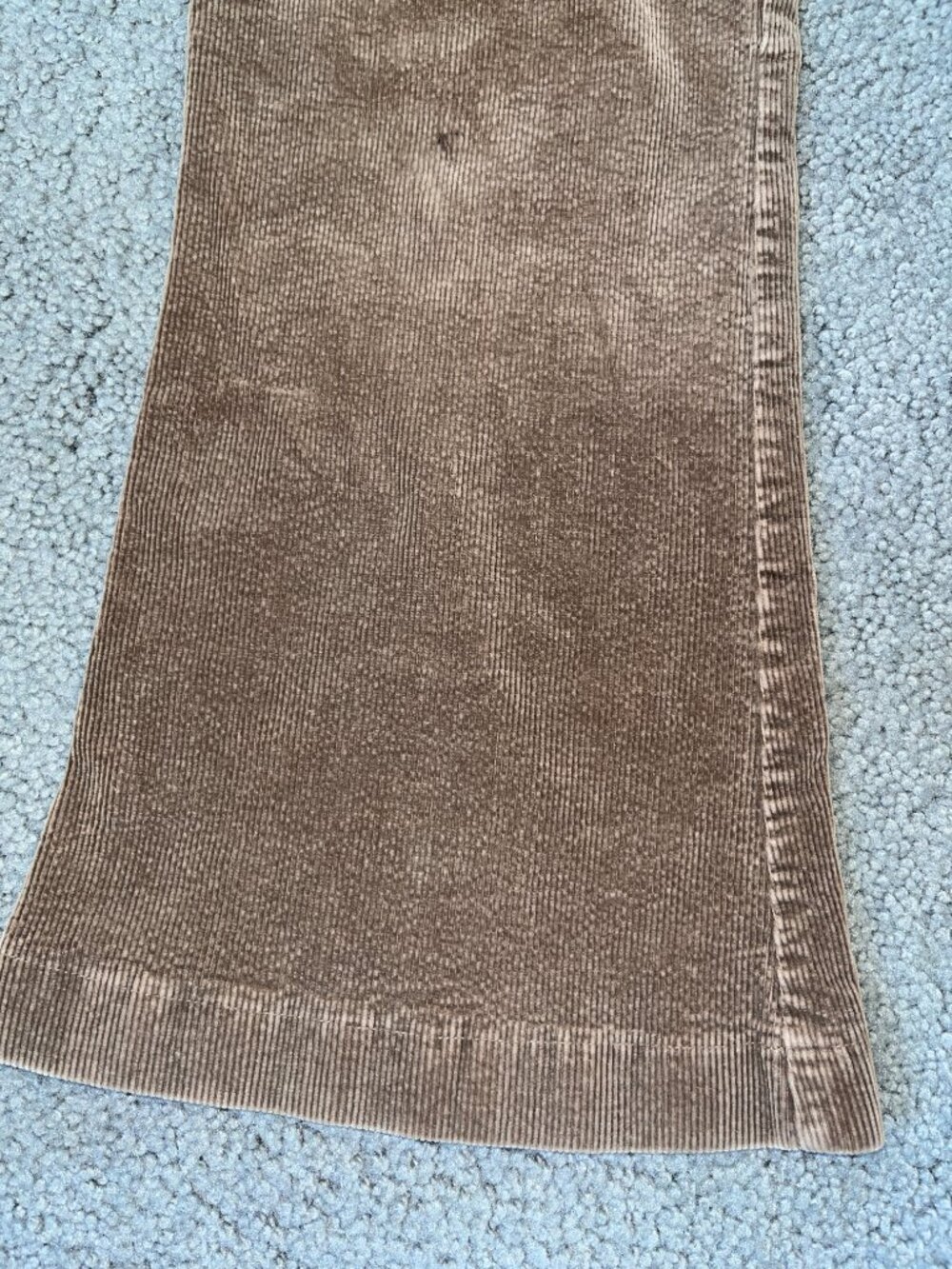 Y2K TUNNEL VISION MELODY BROWN CORDUROY HIPPIE FLARE FLOWER POCKET JEANS - L - Picture 10 of 15